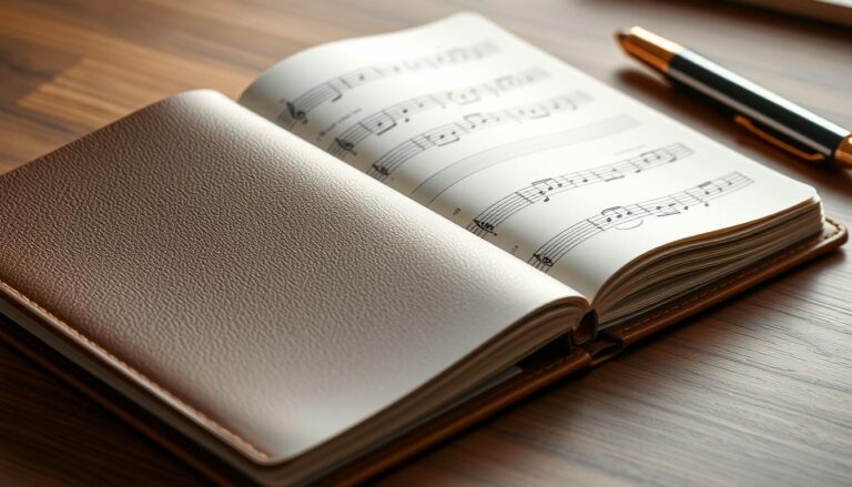 staff paper notebook